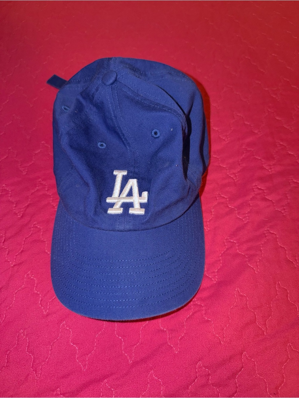 47 Los Angeles Royal Blue MLB Dad Cap with White LA Logo